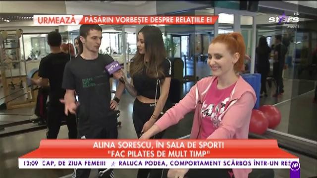 Alina Sorescu, în sala de sport! Metoda la care a apelat vedeta să se mențină în formă