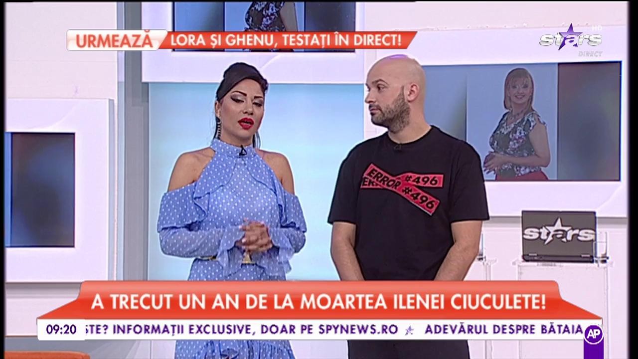 A trecut un an de la moartea Ilenei Ciuculete. Cornel Galeș, parastas pentru ”Zânica lui”