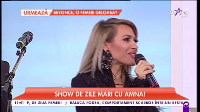 Amna este o mămică dedicata. Artista vorbește despre familie și cariera muzicală