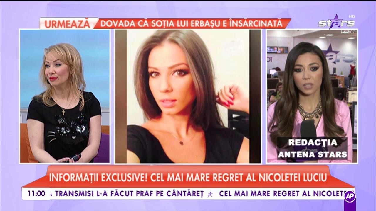 Cel mai mare regret al Nicoletei Luicu