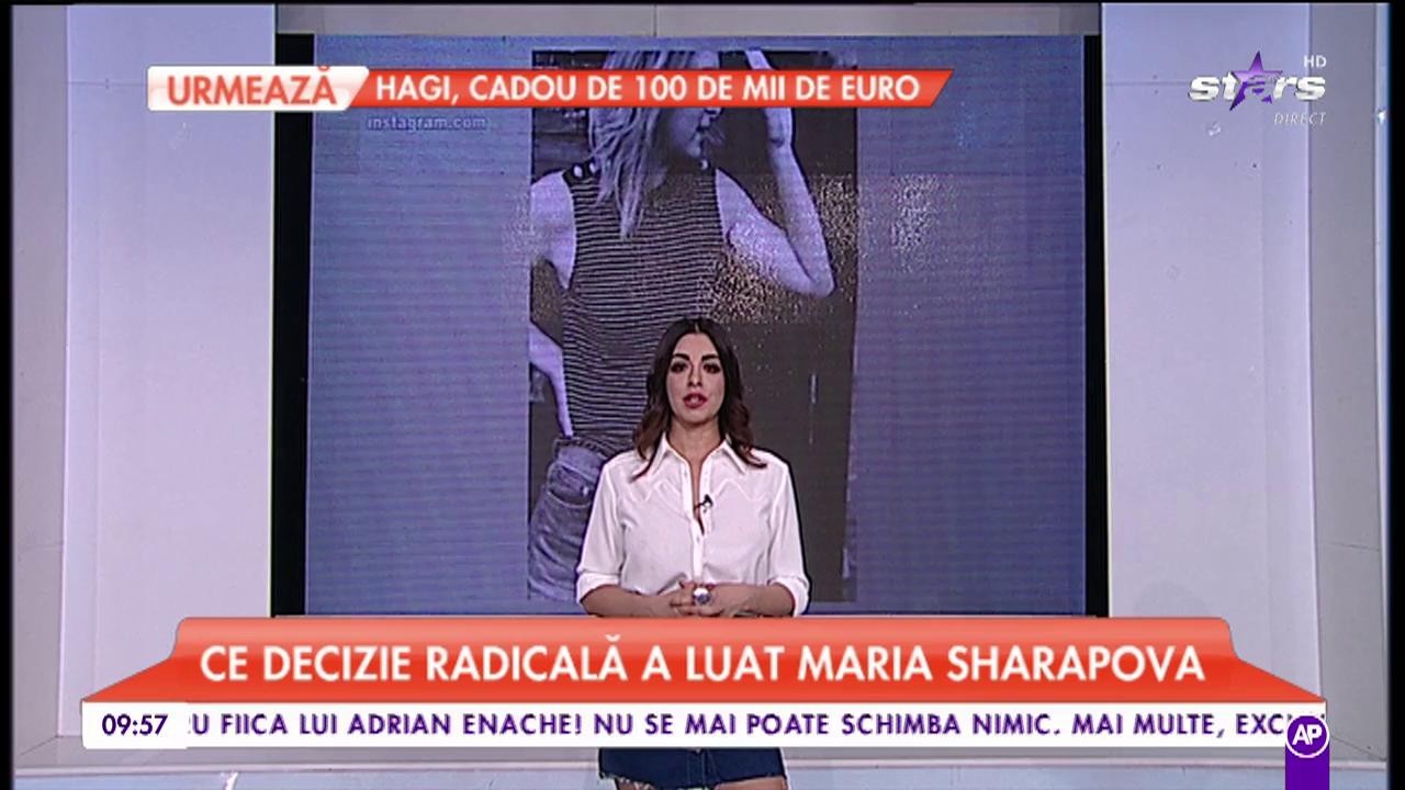 Ce decizie radicală a luat Maria Sharapova