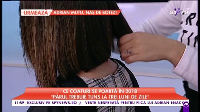 Vrei să faci o schimbare? Află ce coafuri se poartă în 2018