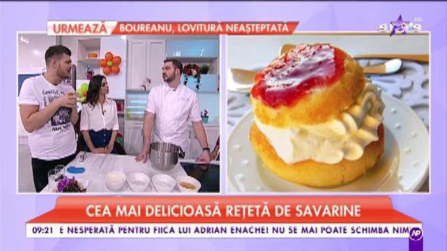 Thomas Huit pregătește cea mai delicioasă rețetă de savarine