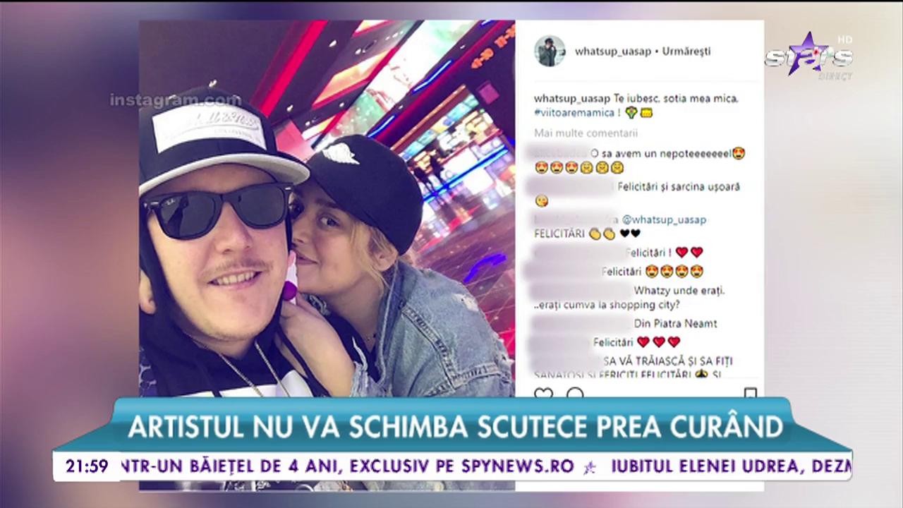 What's Up, primele declarații despre sarcina soției