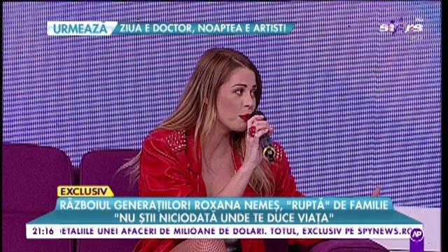 Războiul generațiilor! Roxana Nemeș, ”ruptă” de familie: ”Tata a fost destul de sever cu mine”