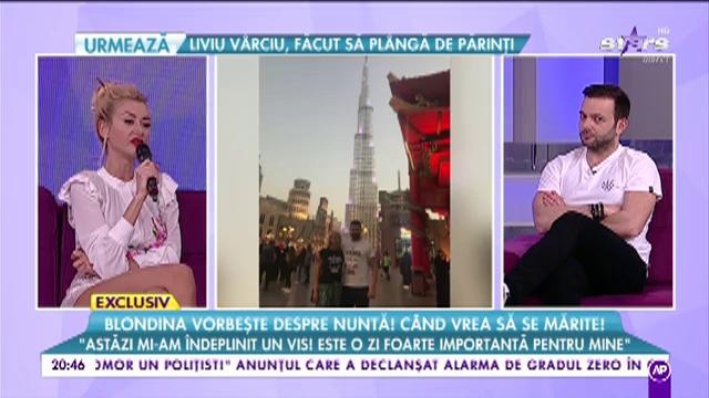 Denisa de la Bambi vorbește despre iubitul ei. Blondina vorbește despre nuntă!