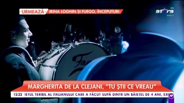 Margherita de la Clejani a cântat melodia „Tu știi ce vreau”