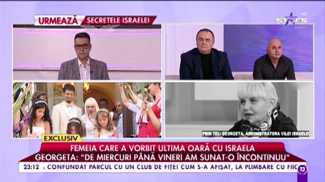 Femeia care a vorbit ultima oara cu Israela. Georgeta: &rdquo;De miercuri p&acirc;nă vineri am sunat-o &icirc;ncontinuu&rdquo;