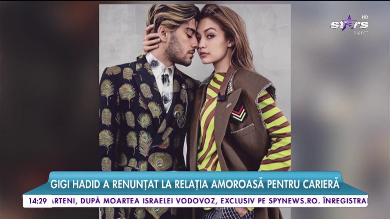 Gigi Hadid și c&acirc;ntărețul Zayn Malik s-au despărțit