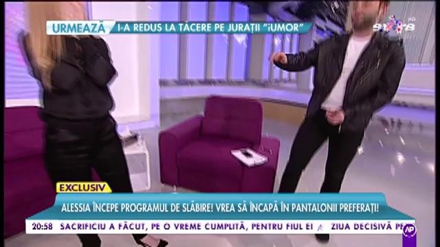 Alessia &icirc;ncepe programul de slăbire. Iată c&acirc;te kilograme are vedeta