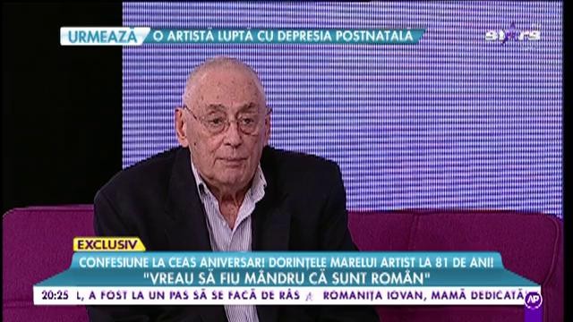 Horia Moculescu, întâlnire de colecție: ”Vreau să fiu mândru că sunt român”