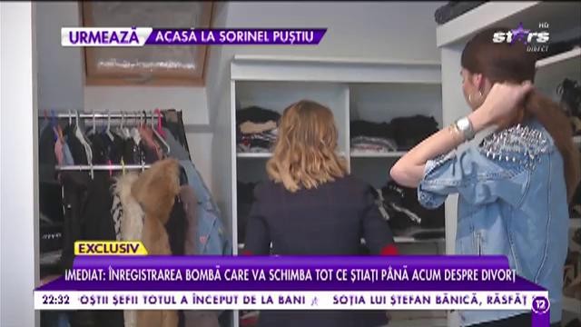 Ioana Voicu ne deschide ușa casei. Dressing-ul ei valorează c&acirc;t un apartament luxos din Capitală