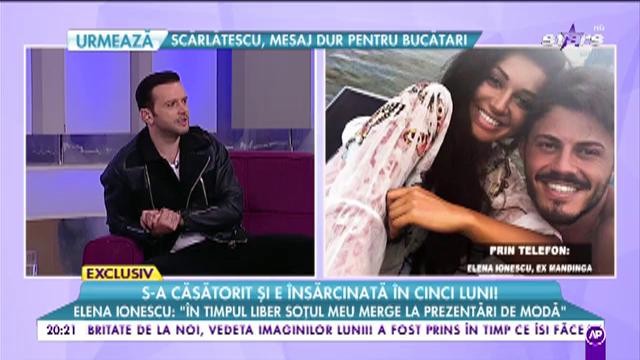 Elena Ionescu s-a căsătorit și e &icirc;nsărcinată &icirc;n cinci luni!