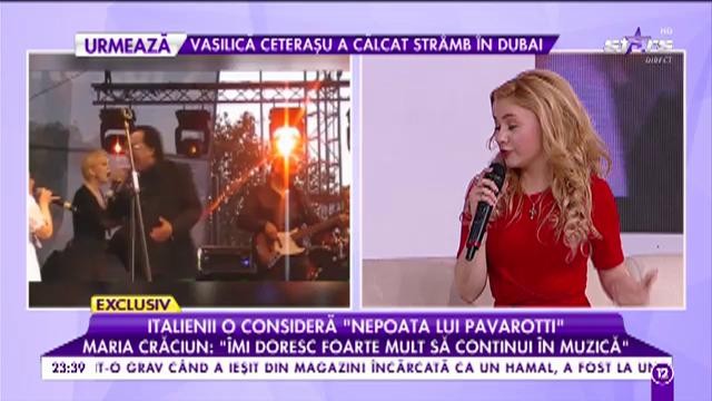 Maria Crăciun, fetița care a cucerit Italia! La doar c&acirc;țiva ani a c&acirc;ntat pe aceeași scenă cu Al Bano
