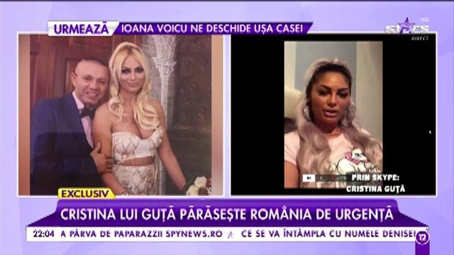 Cristina lui Guță părăsește Rom&acirc;nia de urgență. Vrea să uite de &bdquo;Regele manelelor&rdquo; definitiv&rdquo;