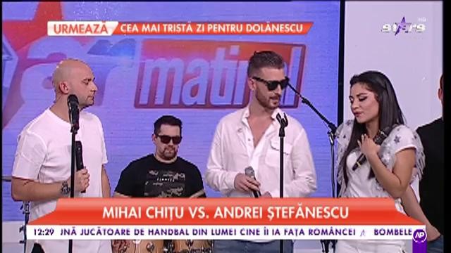 Mihai Chițu vs. Andrei Ștefănescu, show live în platoul matinalilor