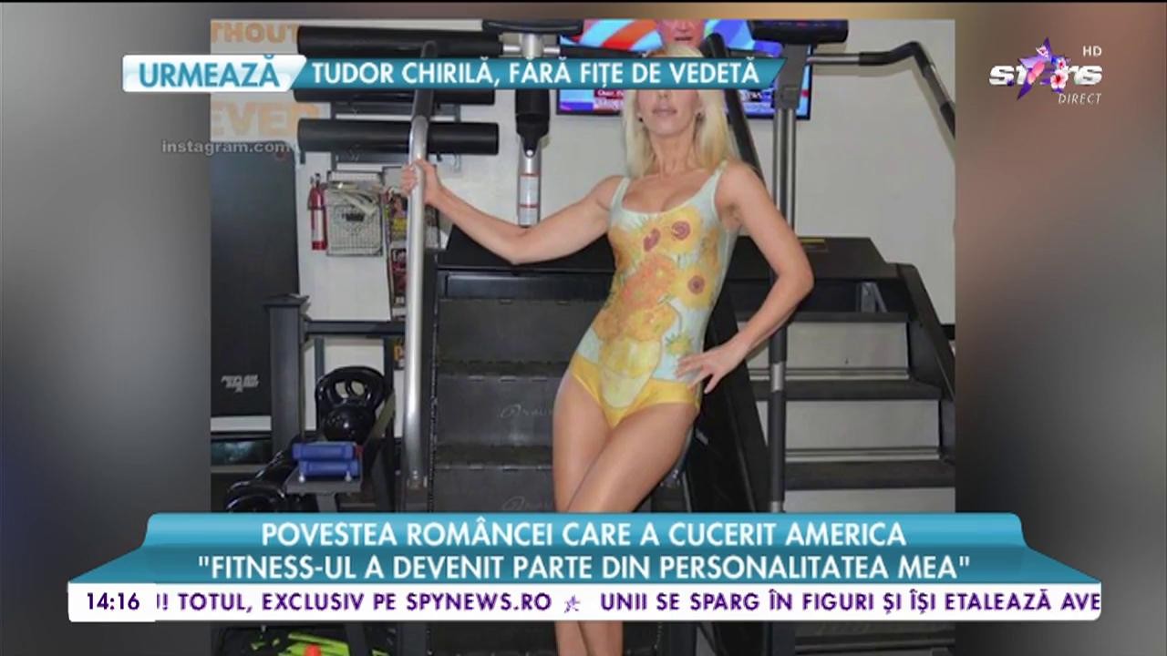 Povestea rom&acirc;ncei care a cucerit America. După ce a fost profesoară de informatică, a devenit campionă la fitness