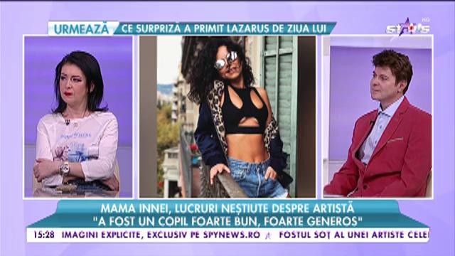 Mama Innei, lucruri neștiute despre artistă: &bdquo;&Icirc;ntotdeauna am avut o relație strănsă cu fata mea&rdquo;