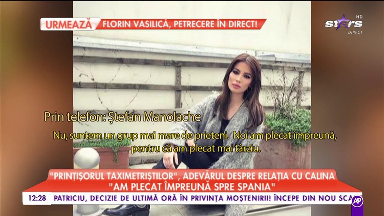 „Prințișorul taximetriștilor”, adevărul despre relația cu Calina: „De obicei plecăm împreună în vacanțe”