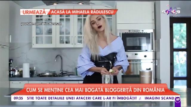 Ce mănâncă Alina Ceușan, la primele ore ale dimineții. Cum se menține cea mai bogată bloggeriță din România