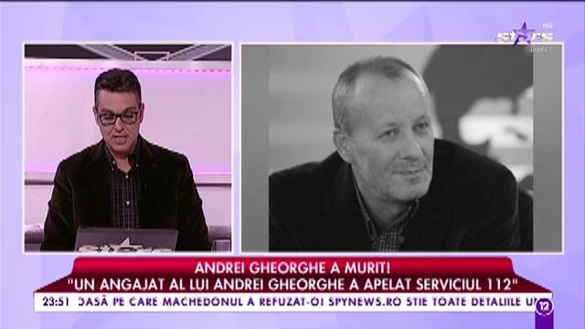 Care este cauza morții lui Andrei Gheorghe