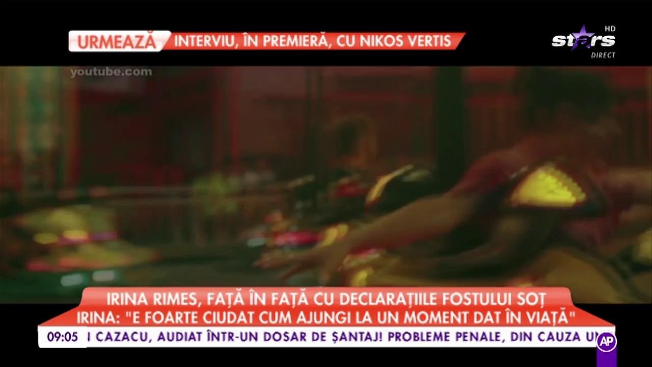 Irina Rimes, față în față cu declarațiile fostului soț. Artista spune adevăratul motiv al divorțului