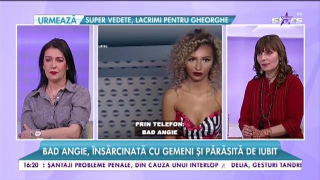 Bad Angie, &icirc;nsărcinată cu gemeni şi părăsită de iubit!
