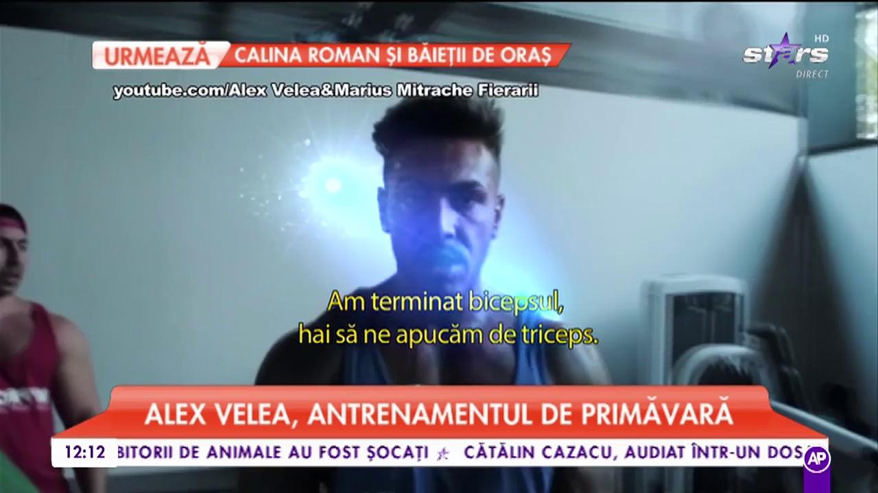 Alex Velea, antrenamentul de primăvară. Antonia are cu ce să se mândrească