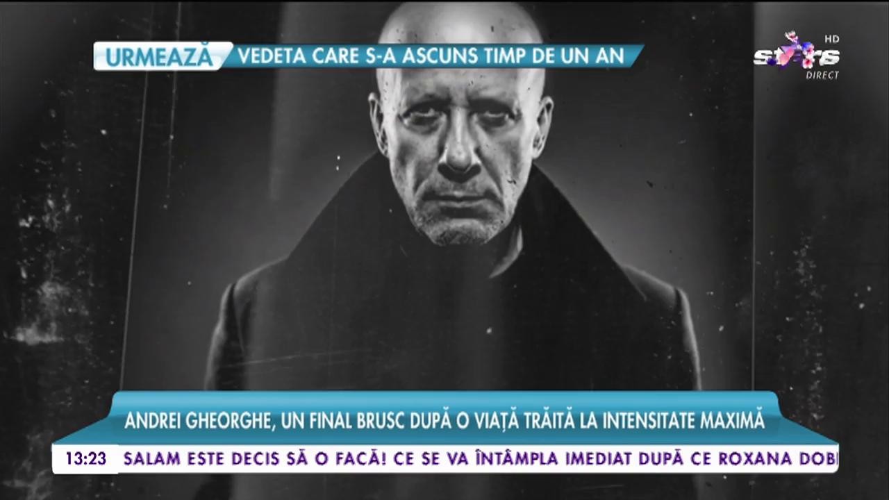 Andrei Gheorghe, găsit fără suflare &icirc;n propria locuință. &Icirc;ngrijitorul a descoperit trupul ne&icirc;nsuflețit &icirc;n baie