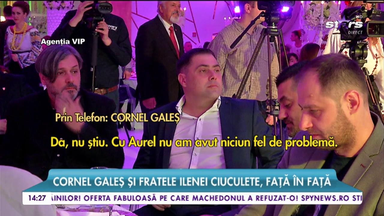 Cornel Galeș și fratele Ilenei Ciuculete, față &icirc;n față. Au făcut pace la un an de la moartea artistei