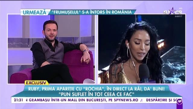 Ruby, apariție spectaculoasă într-o rochie foarte sexy