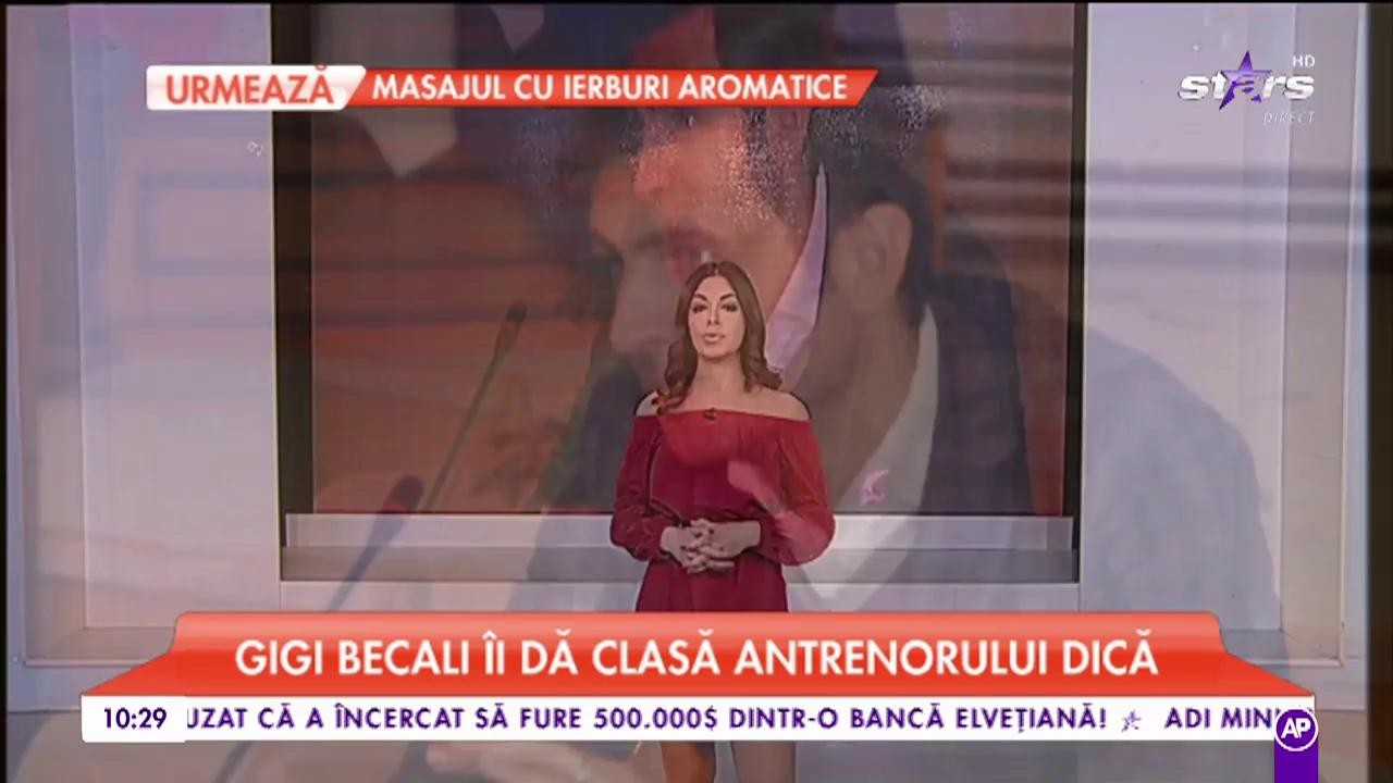 Gigi Becali îi dă clasă antrenorului Dică