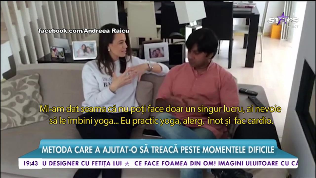 Andreea Raicu ne &icirc;nvaţă cum să scăpăm de stres