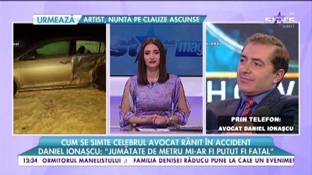 Cum se simte celebrul avocat rănit &icirc;n accident. Daniel Ionașcu: &rdquo;Mă așteptam să mă simt mai bine, dar simt tot felul de dureri&rdquo;