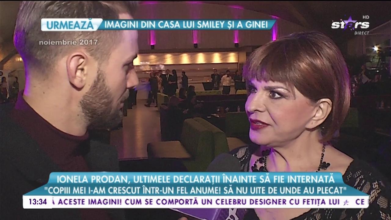 Ionela Prodan, ultimele declarații &icirc;nainte să fie internată: &rdquo;Pentru mine viața și-a spus cuv&acirc;ntul, ca realizări, ca dăruire, ca noblețe&rdquo;
