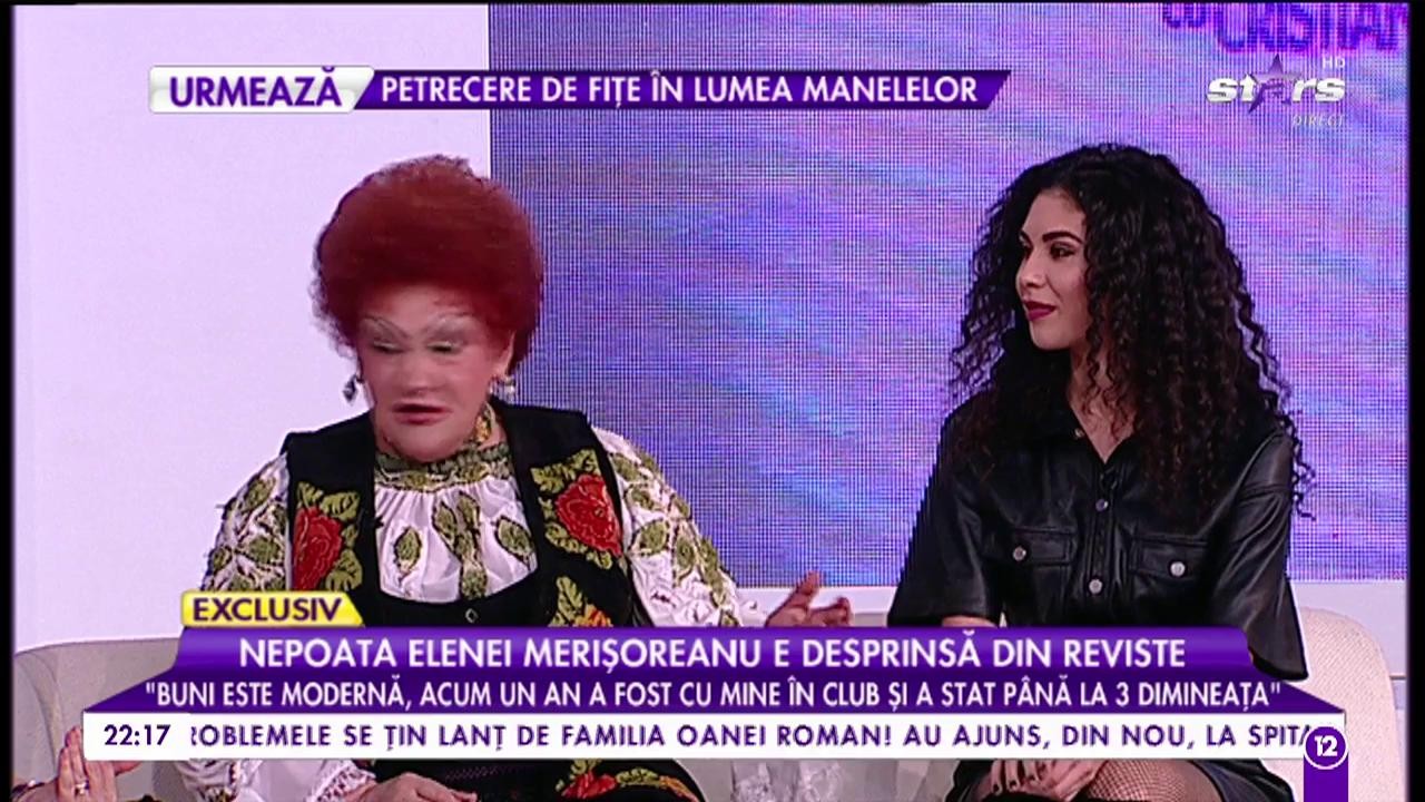 Nepoata Elenei Merişoreanu, deprinsă din reviste! Beatrice: "Buni este modernă! Acum un an a stat cu mine &icirc;n club p&acirc;nă la trei dimineaţa"