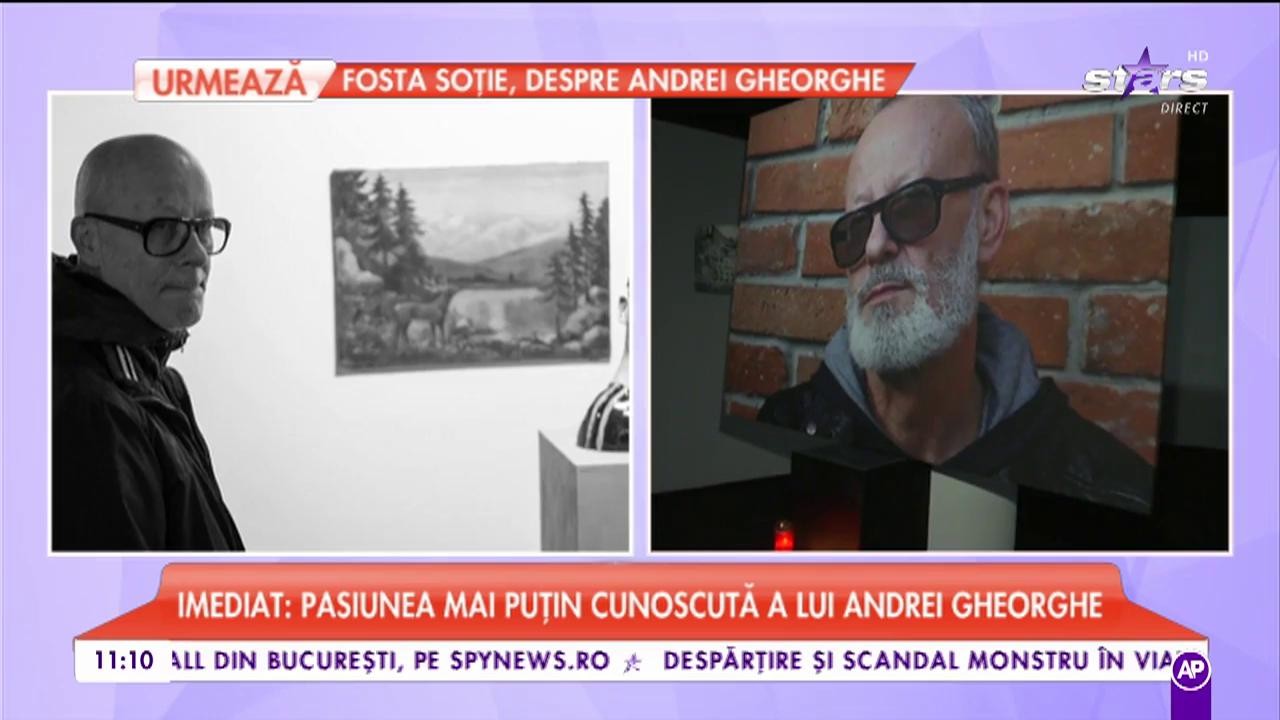 Galeria unde va fi depus trupul neînsuflețit al lui Andrei Gheorghe