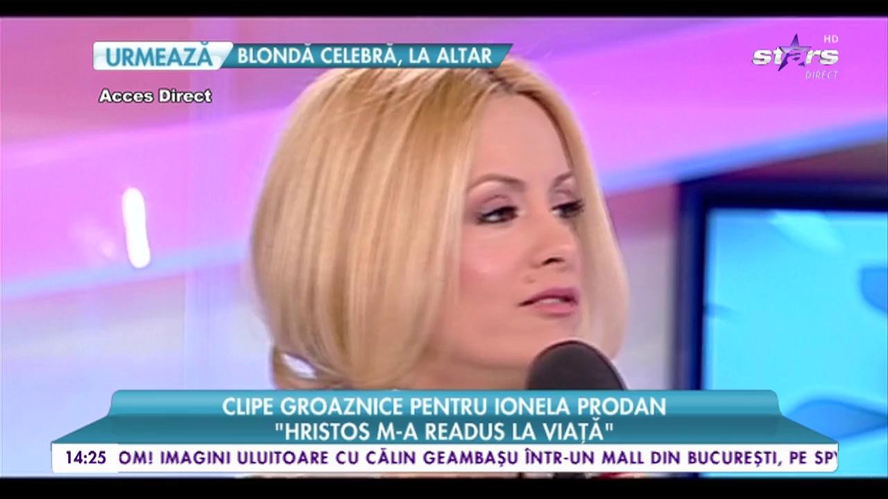 Cumpăna vieții pentru marea artistă: &rdquo;Hristos m-a readus la viață&rdquo;