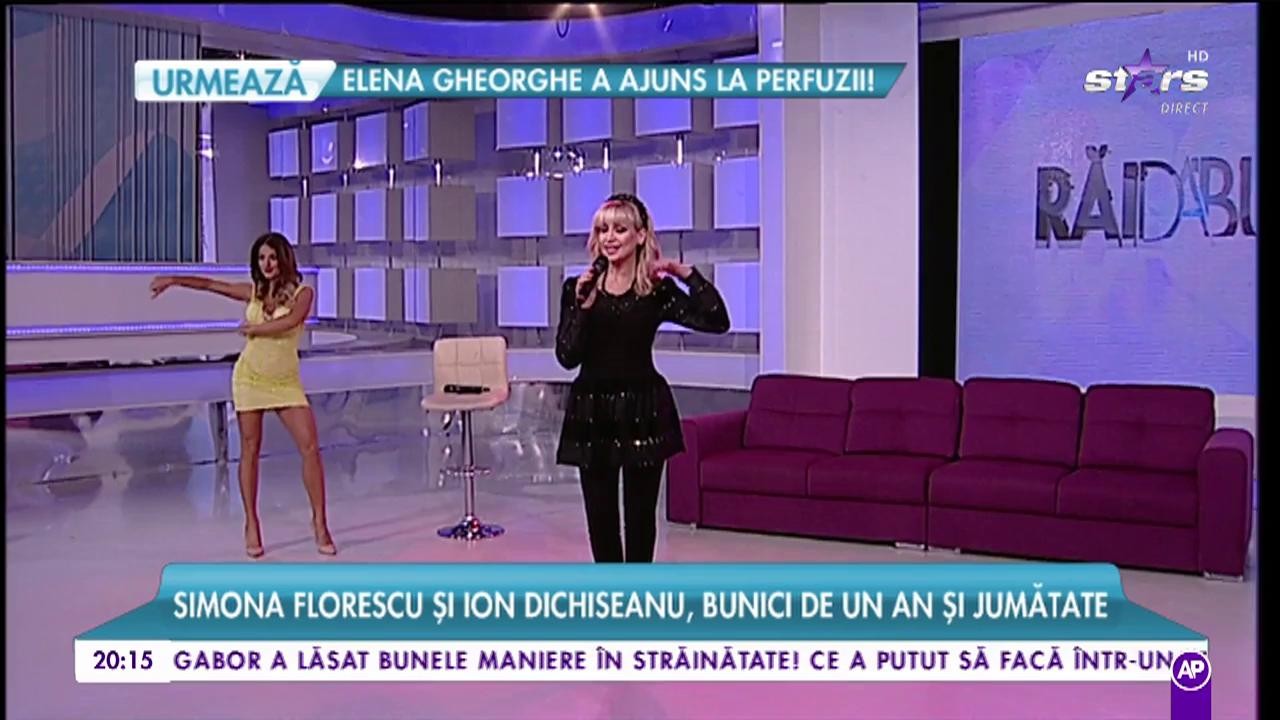 Simona Florescu cântă, la "Răi, Da Buni", melodia "Andante"