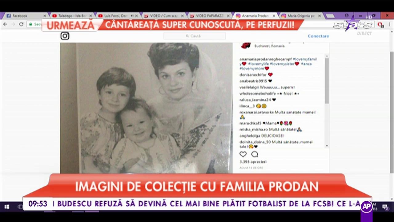 Imagini de colecție cu familia Prodan