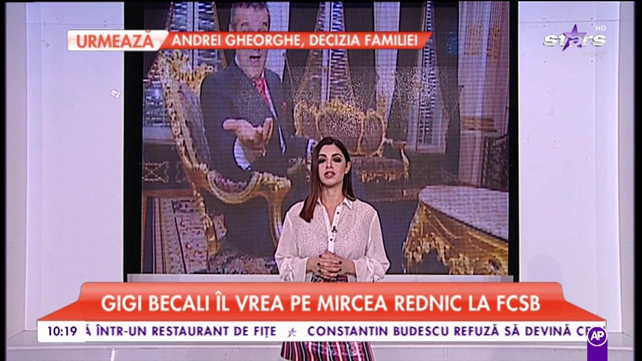 Gigi Becali îl vrea pe Mirecea Rednic la FCSB