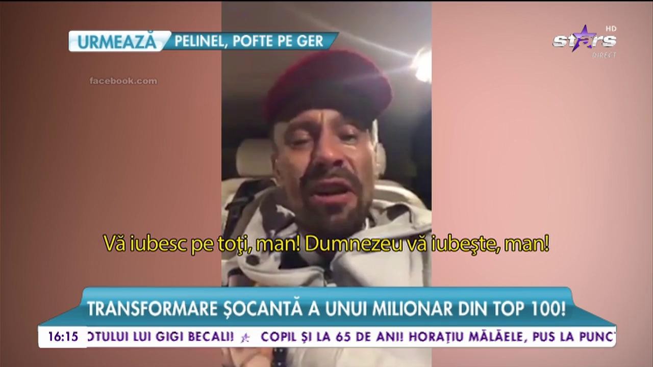 Transformare şocantă a unui milionar din Top 100!
