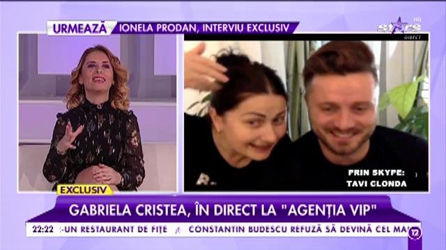 Gabriela Cristea şi Tavi Clonda, cei mai fericiți părinți