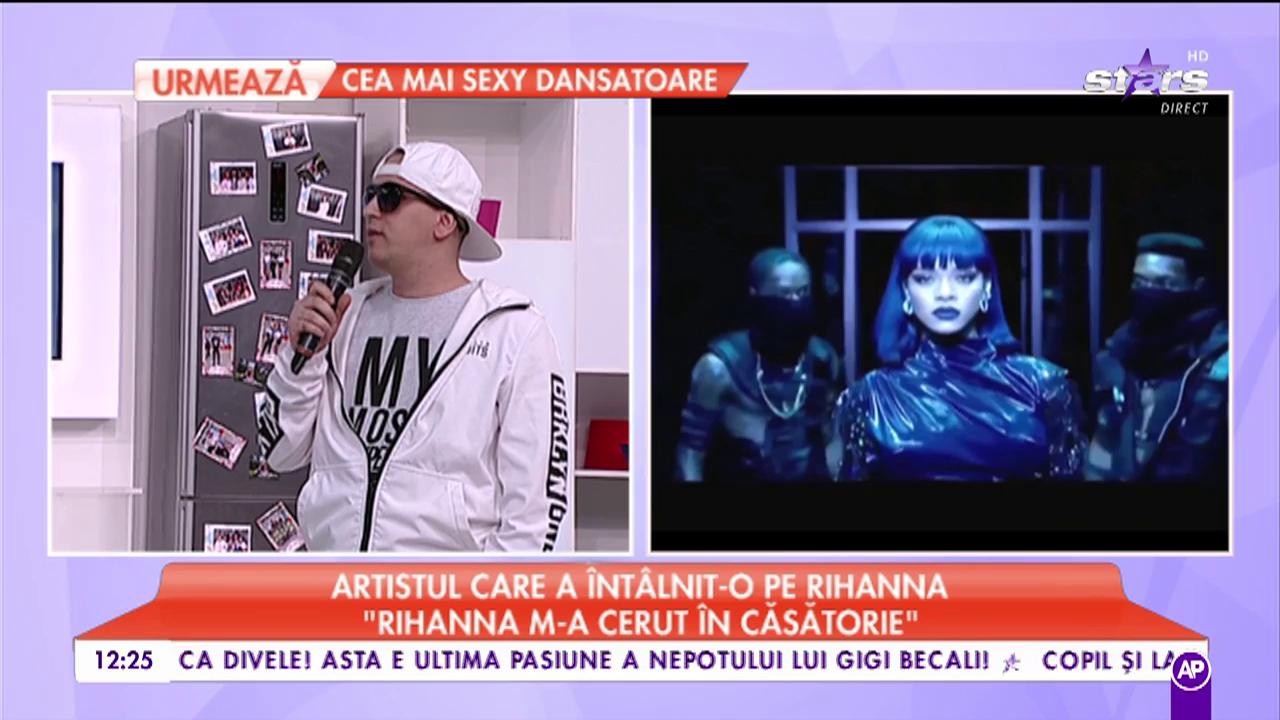 Artistul care a întâlnit-o pe Rihanna: ”M-a cerut în căsătorie”