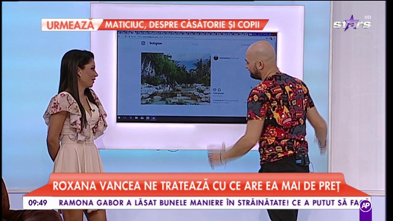 Roxana Vancea ne tratează cu ce are ea mai de preț