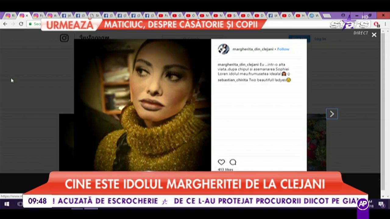 Cine este idolul Margheritei de la Clejani