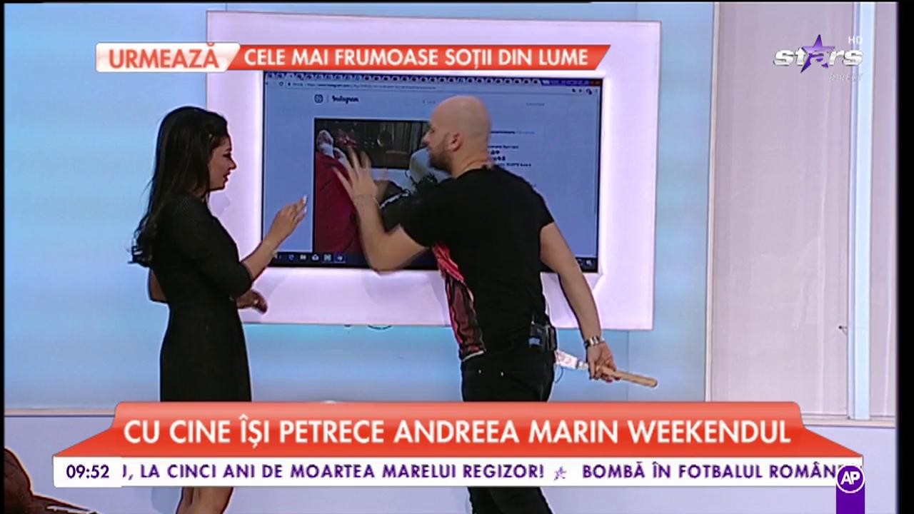 Cu cine își petrecere Andreea Marin weekend-ul