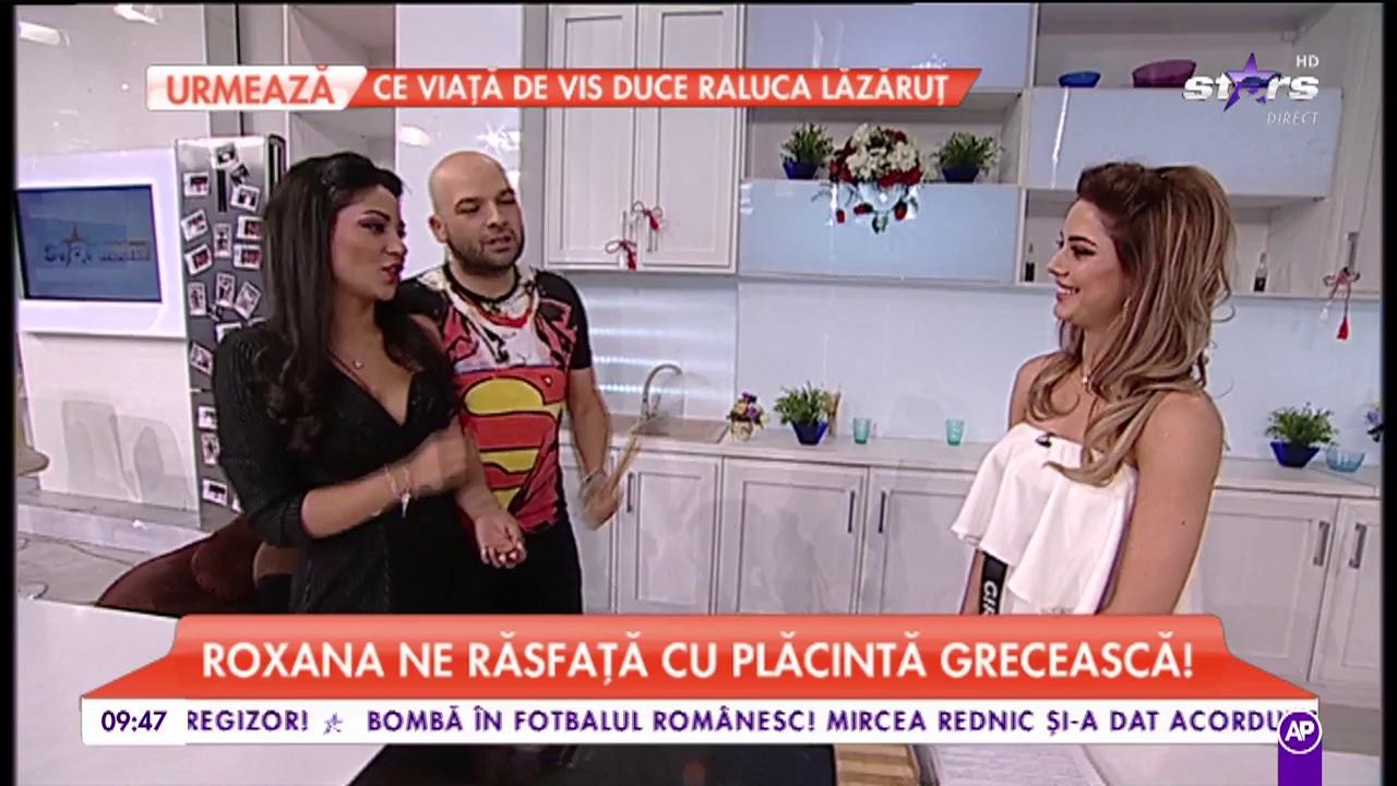 Chef Roxi pregătește ”Galaktoboureko”, un desert grecesc pentru gusturi fine