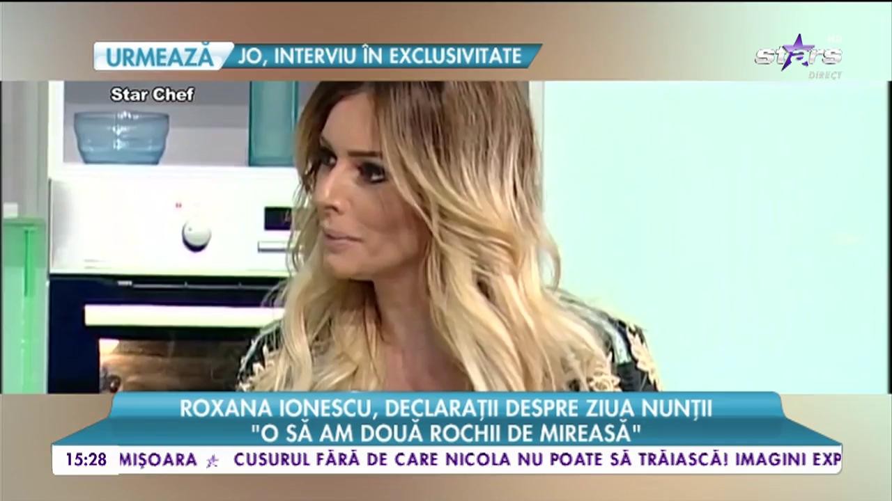 Roxana Ionescu, declarații despre ziua nunții: &rdquo;O să am două rochii de mireasă&rdquo;
