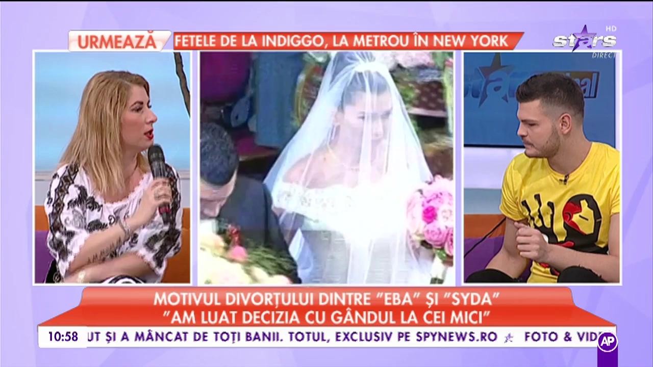 Motivul divorțului dintre „Eba” și „Syda”: „Am luat decizia cu gândul la cei mici”